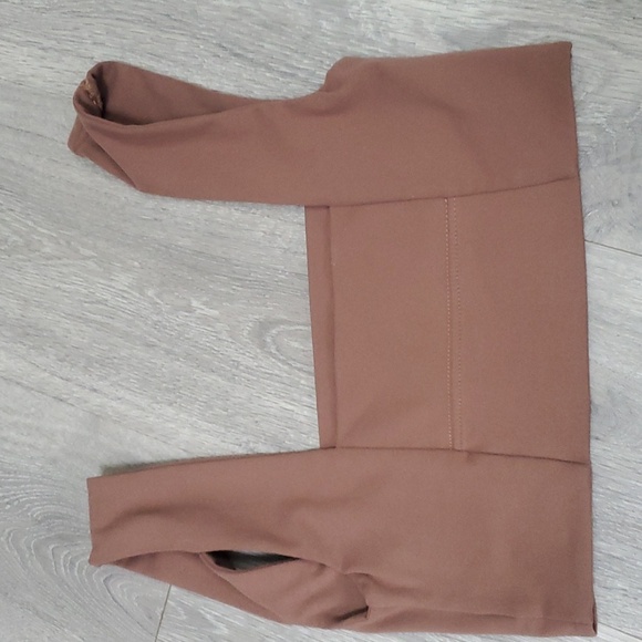 Joah Brown rare bandeau bra size  sueded mocha size s/m in great condition - Picture 3 of 7